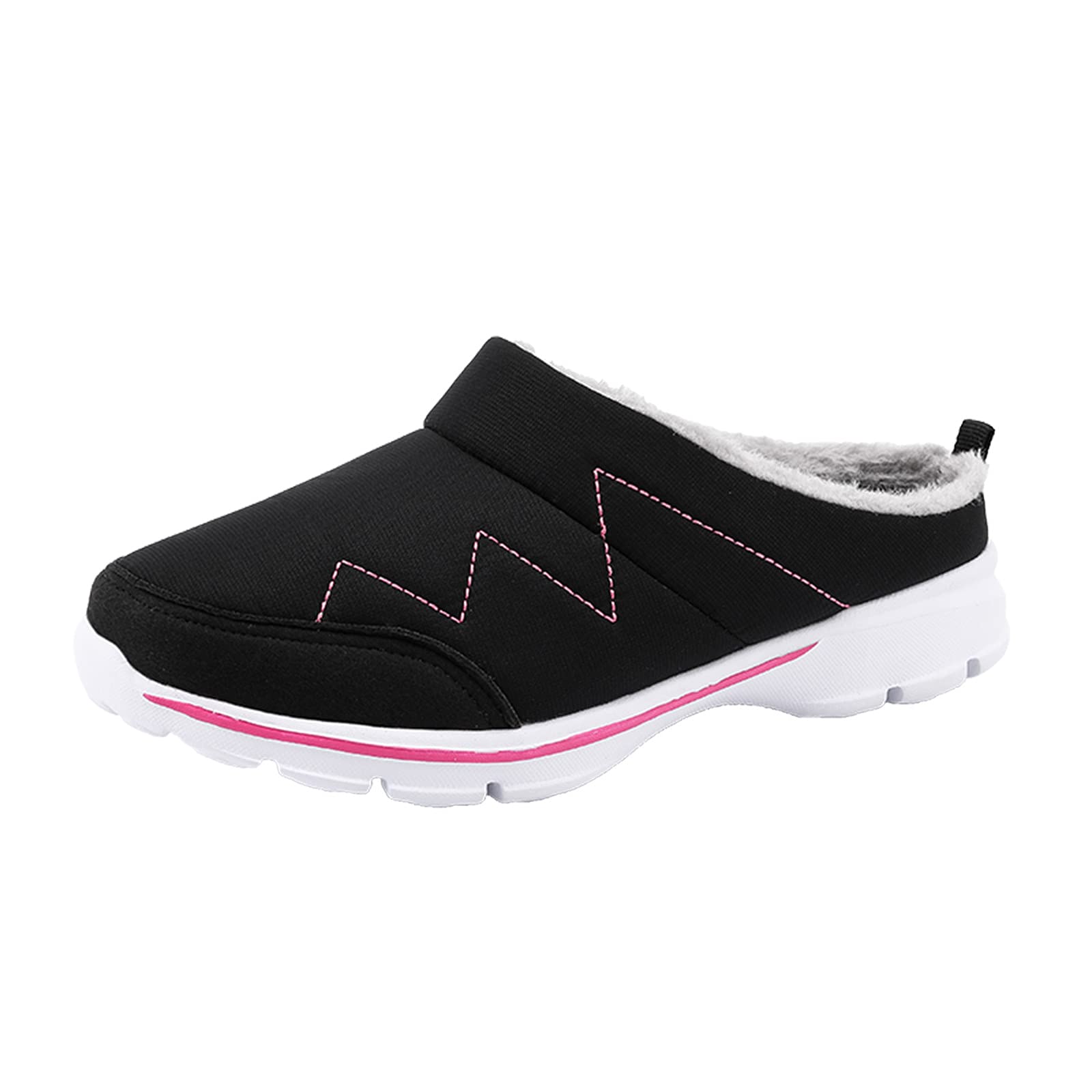 Breathable Women's Slip-On Sneakers - Lightweight Non-Slip Mesh Casual Shoes with Velvet Lining for Comfort & Warmth | Perfect for Walking, Errands & Indoor Wear