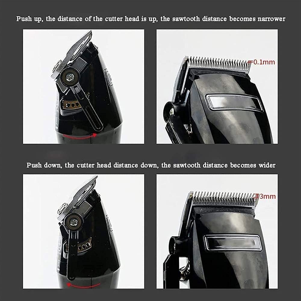 Professional Cordless Hair Clipper & Beard Trimmer Kit - Rechargeable Hair Cutting Grooming Set with Nose Trimmer for Men & Women | Home Barbering, Travel Grooming, Personal Styling