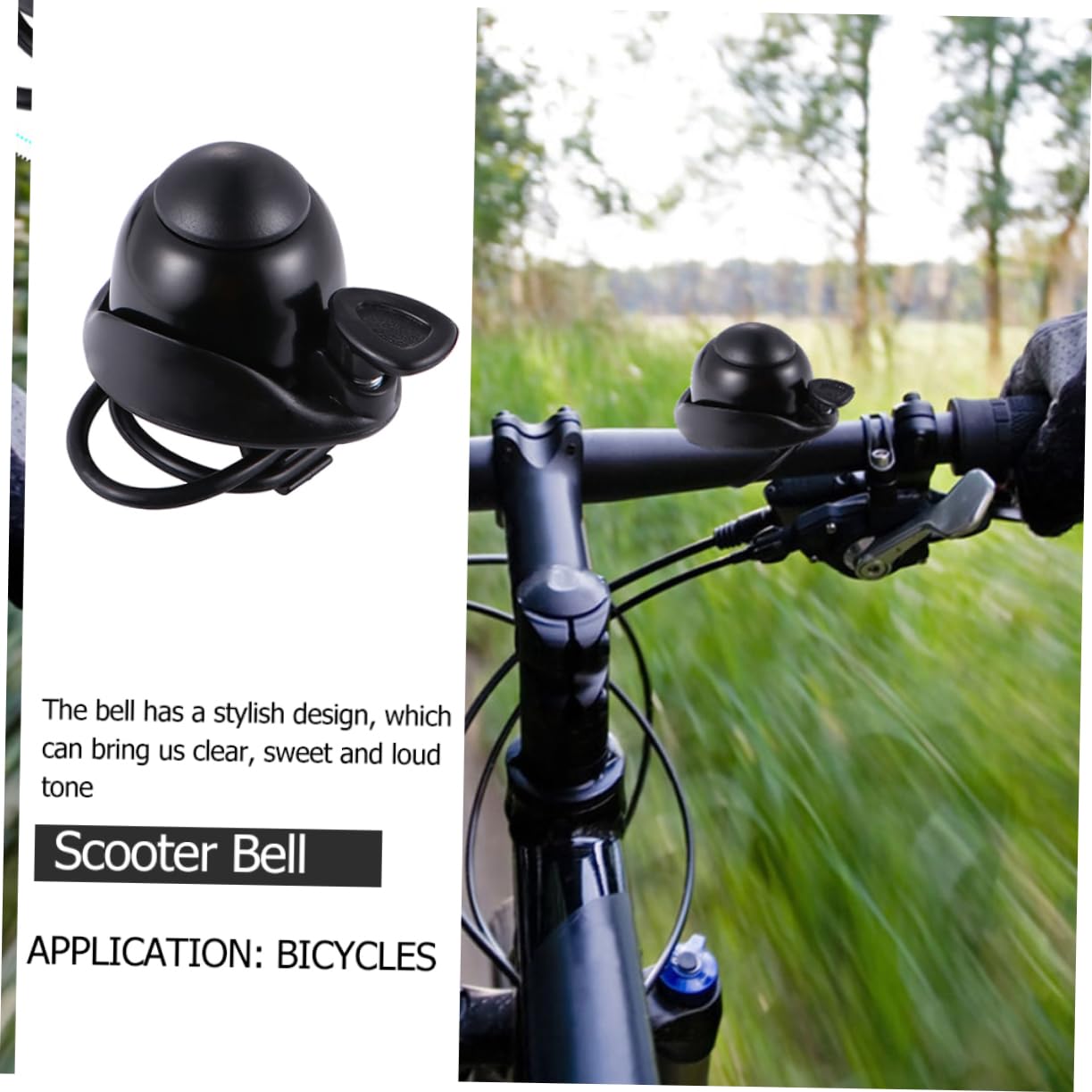 Electric Bicycle Bell for Adults - Loud Waterproof Bike Horn for E-Bikes, Scooters, Go Karts - Perfect for Commuting, Cycling Safety & Outdoor Adventures