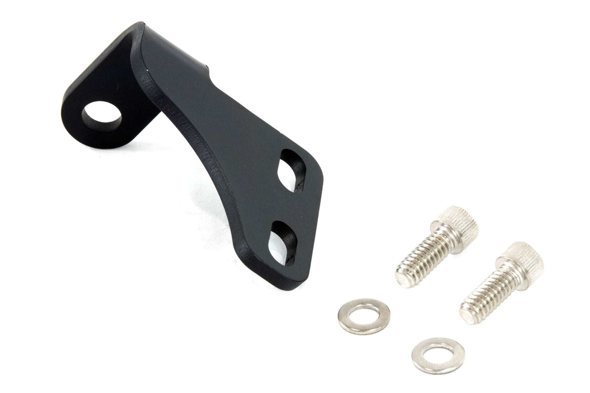 Holley Hi Ram / Low Ram Throttle Cable Bracket - Black Anodized Aluminum for Motion & Lokar Throttle Cables (Part #18-10005) - Perfect for High-Performance Engine Builds & Custom Car Modifications