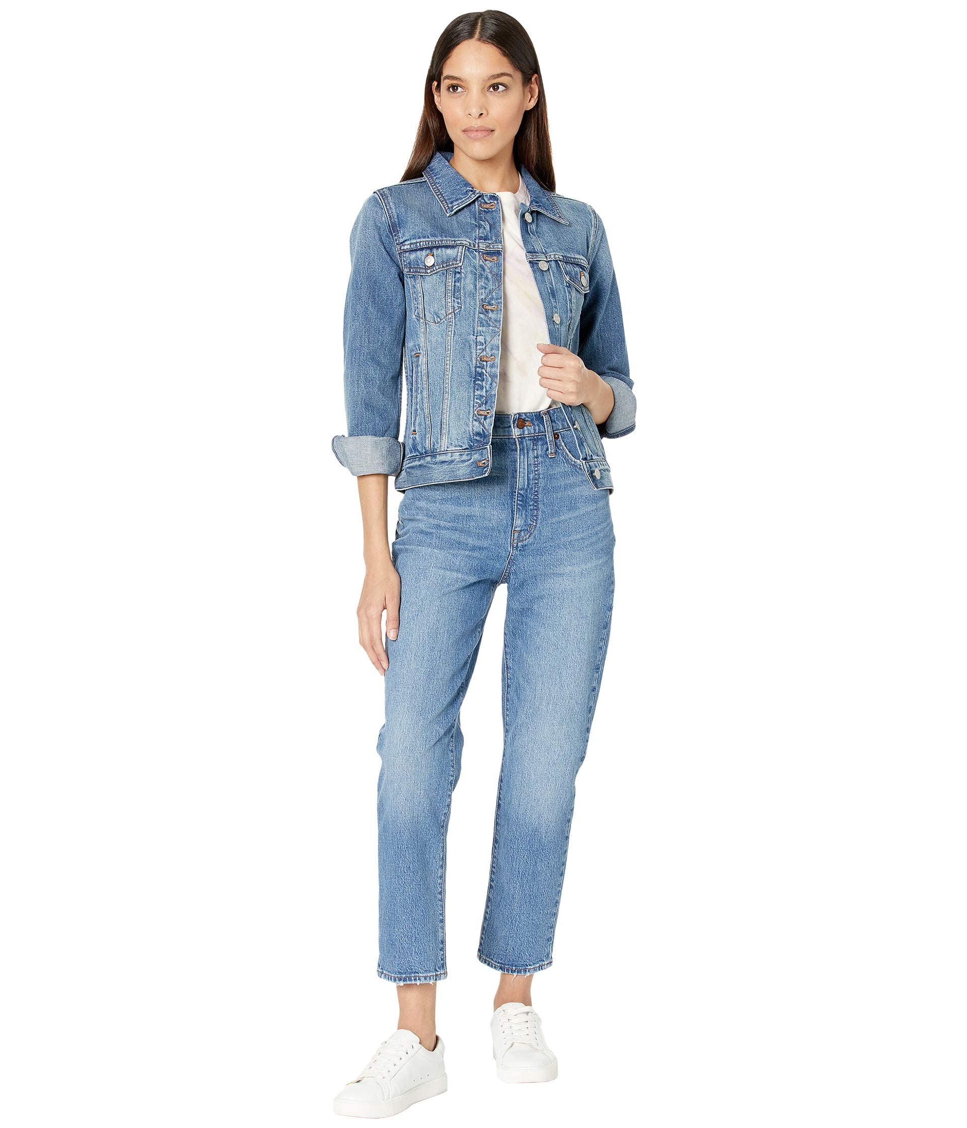 Madewell The Jean Jacket in Medford Wash - Women's Denim Jacket for Casual & Street Style Outfits | Perfect for Fall Layering and Everyday Wear