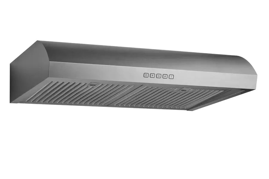Hauslane Chef 30 Inch Convertible Stainless Steel Under Cabinet Range Hood - Powerful Kitchen Ventilation for Smoke & Odor Removal - Perfect for Home Cooking, Grilling & Baking (UC B018SS 30)