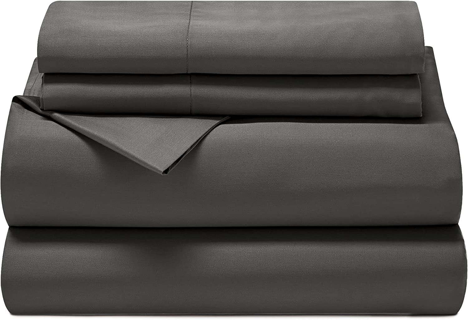 Rajlinen Microfiber RV Sheet Sets - 42x80 Bunk Size, Dark Grey Bedding for Campers, Travel Trailers & Motorhomes - Deep Pocket Fitted Sheets Fit Mattress up to 12