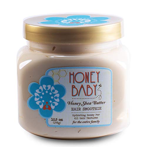 Honey Shea Butter Hair Smoothie for Curly Coily Wavy Hair - Styling Cream for Daily Care