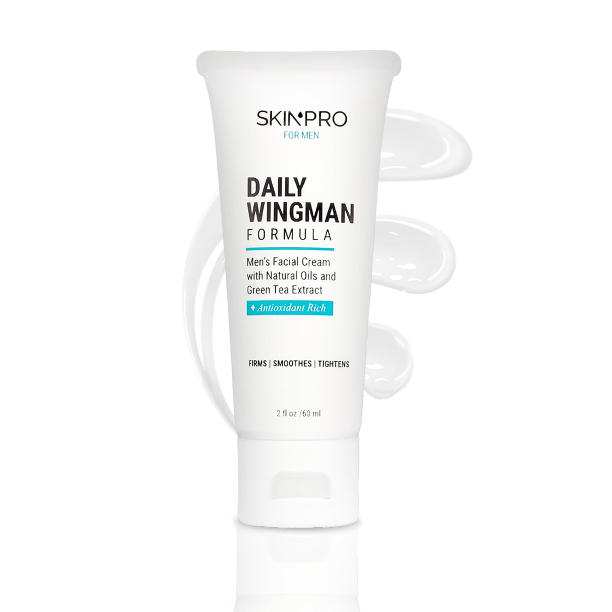 Best Anti-Aging Face Cream for Men - Wrinkle Reducing Moisturizer with Natural Green Tea Extract - Aftershave Lotion for All Skin Types - Day & Night Facial Care - 2 Oz - Perfect for Daily Skincare Routine & Post-Shave Hydration