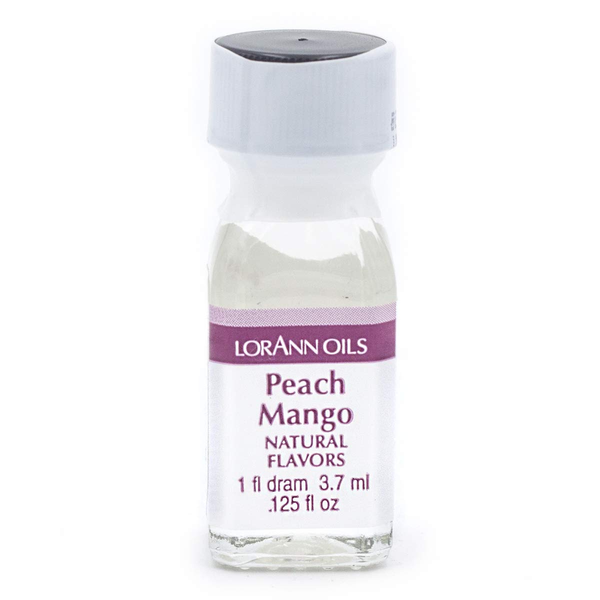 LorAnn Oils Super Strength Peach Mango Flavoring - 4X Stronger Than Extracts for Candy Making, Baking & Hard Candy - Natural & Bold Flavor Oils (Pack of 2, 0.125 fl oz) - Perfect for DIY Treats, Desserts & Homemade Candies