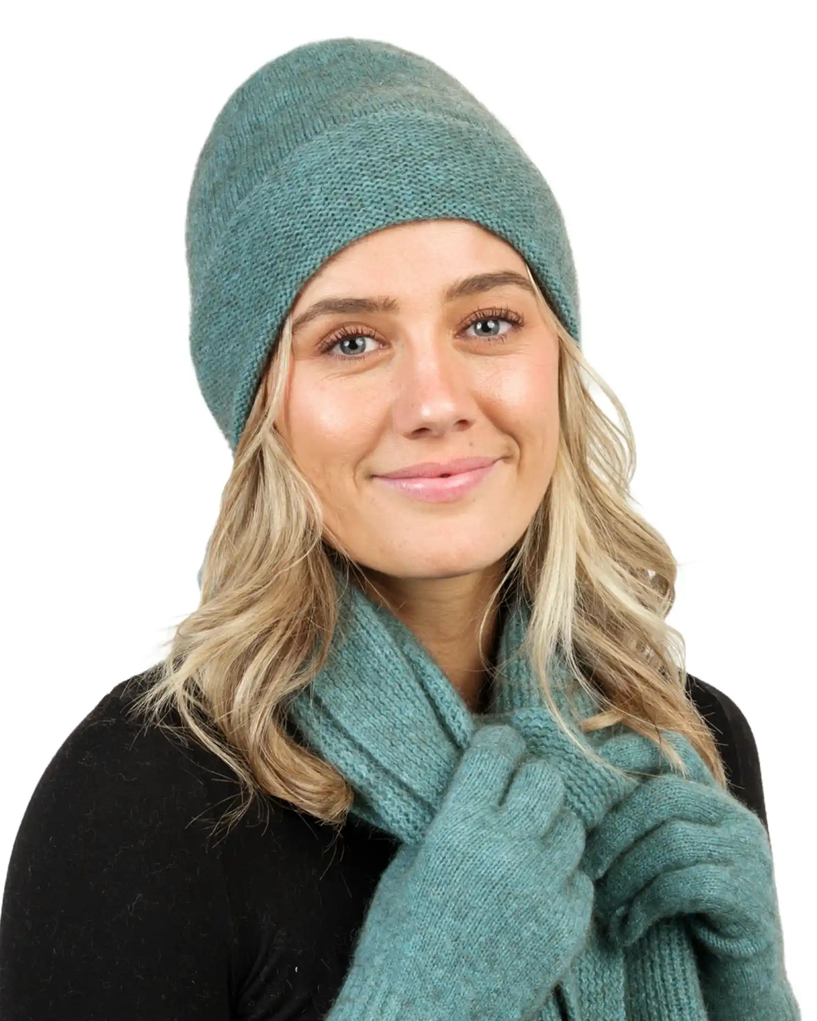 Topaz #2 Plain Beanie Hat - Soft Winter Knit Cap for Men & Women - NX101 - Perfect for Skiing, Hiking and Cold Weather Activities