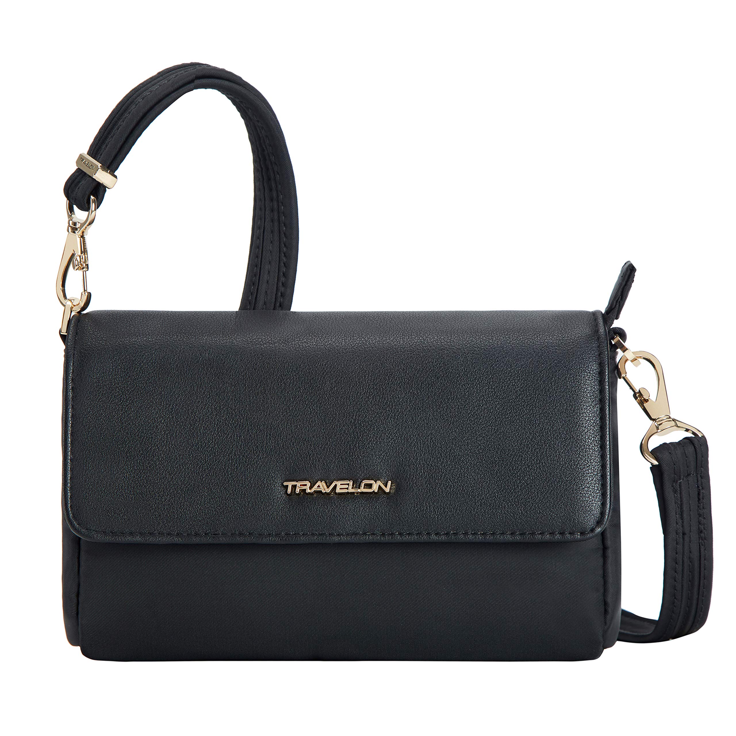 Travelon Anti-Theft Addison Convertible Crossbody Belt Bag for Women - Secure RFID Blocking Purse for Travel, Commuting & Daily Use