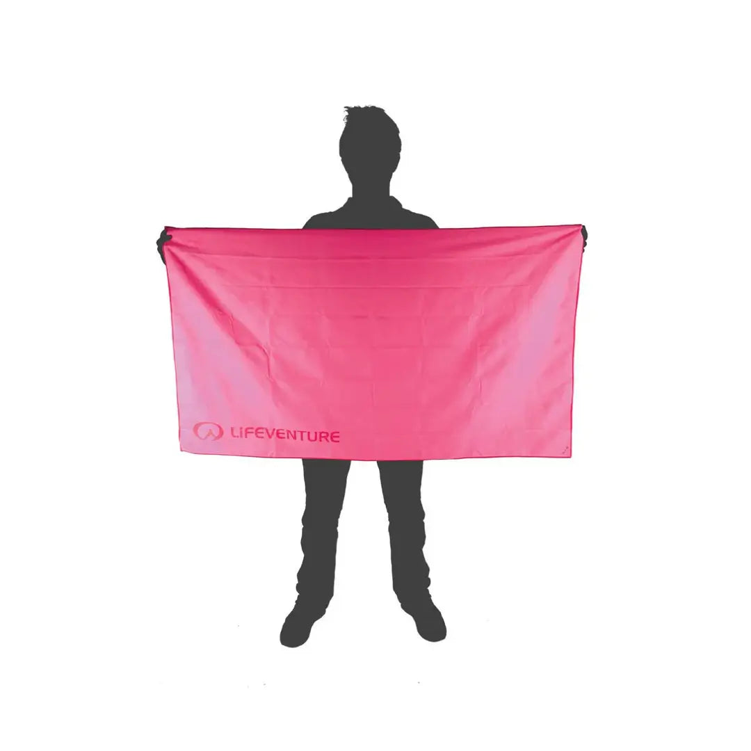 Lifeventure Soft Fiber Travel Towel - Extra Large, Quick Dry & Lightweight for Camping, Hiking, Beach & Gym