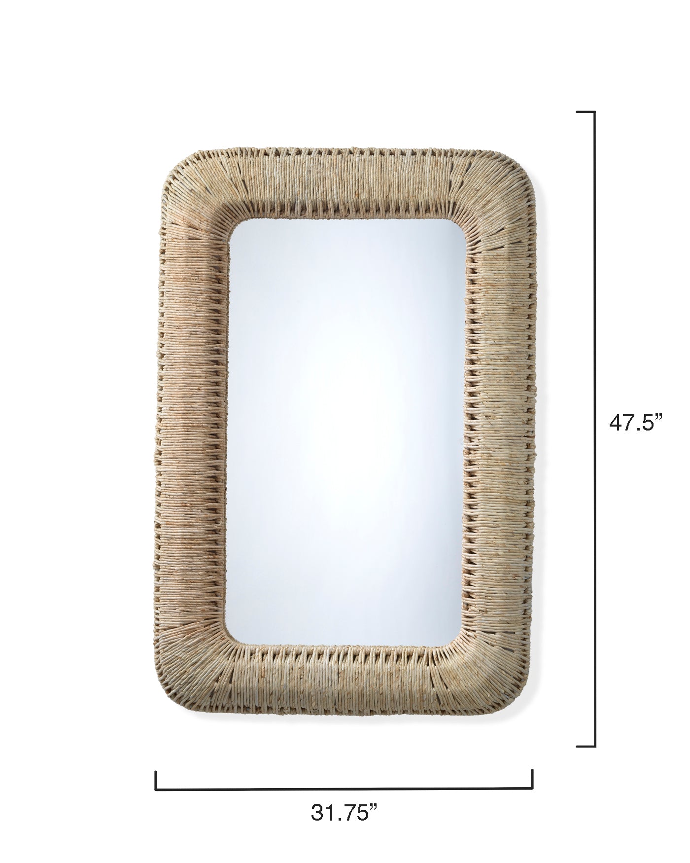 Hollis Rectangle Mirror - Modern Wall Decor for Living Room, Bedroom & Bathroom - Stylish Home Decoration & Functional Mirror for Vanity & Entryway