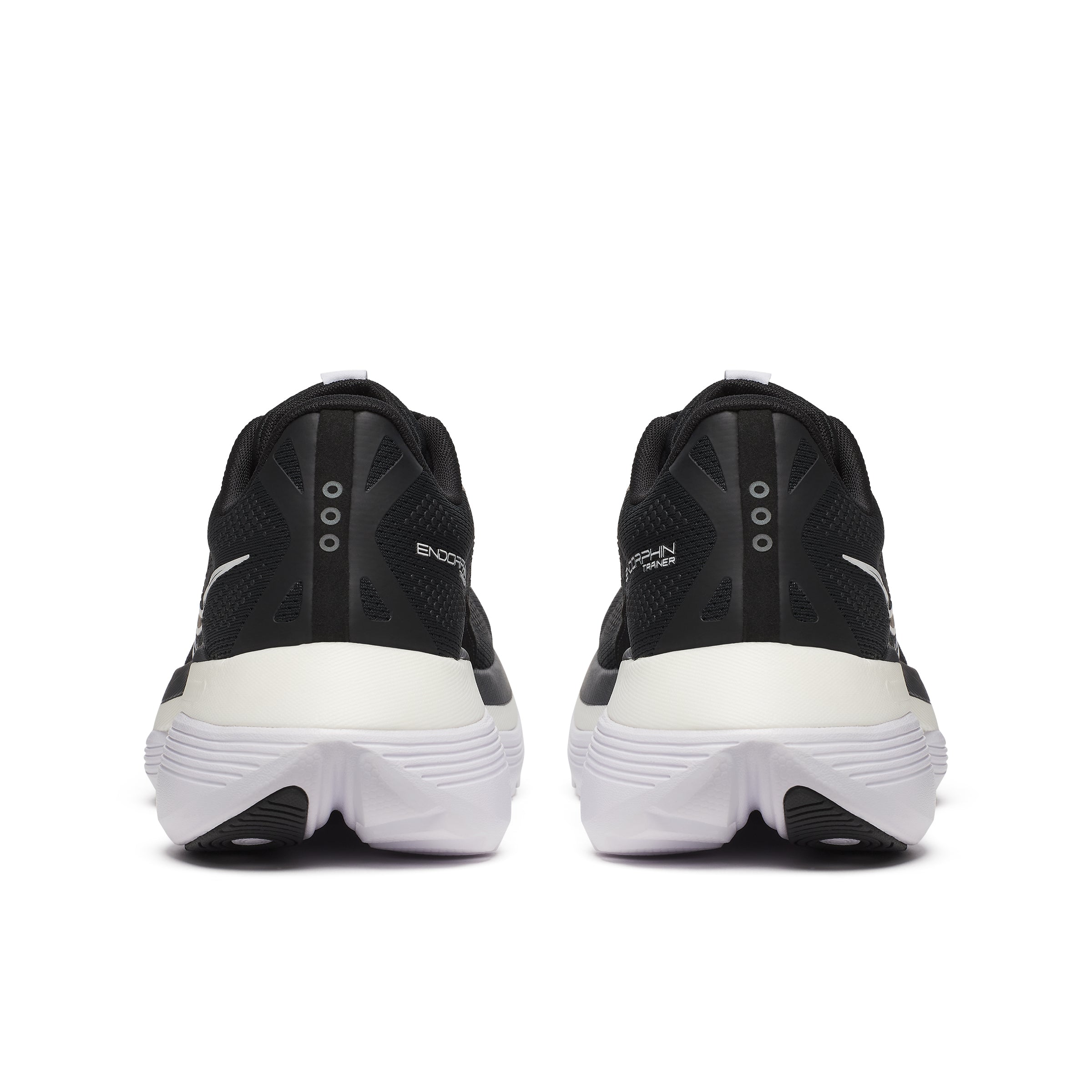 Men's Endorphin Trainer Running Shoes - 100% Breathable Black & White Athletic Sneakers for Jogging, Gym Workouts & Daily Wear