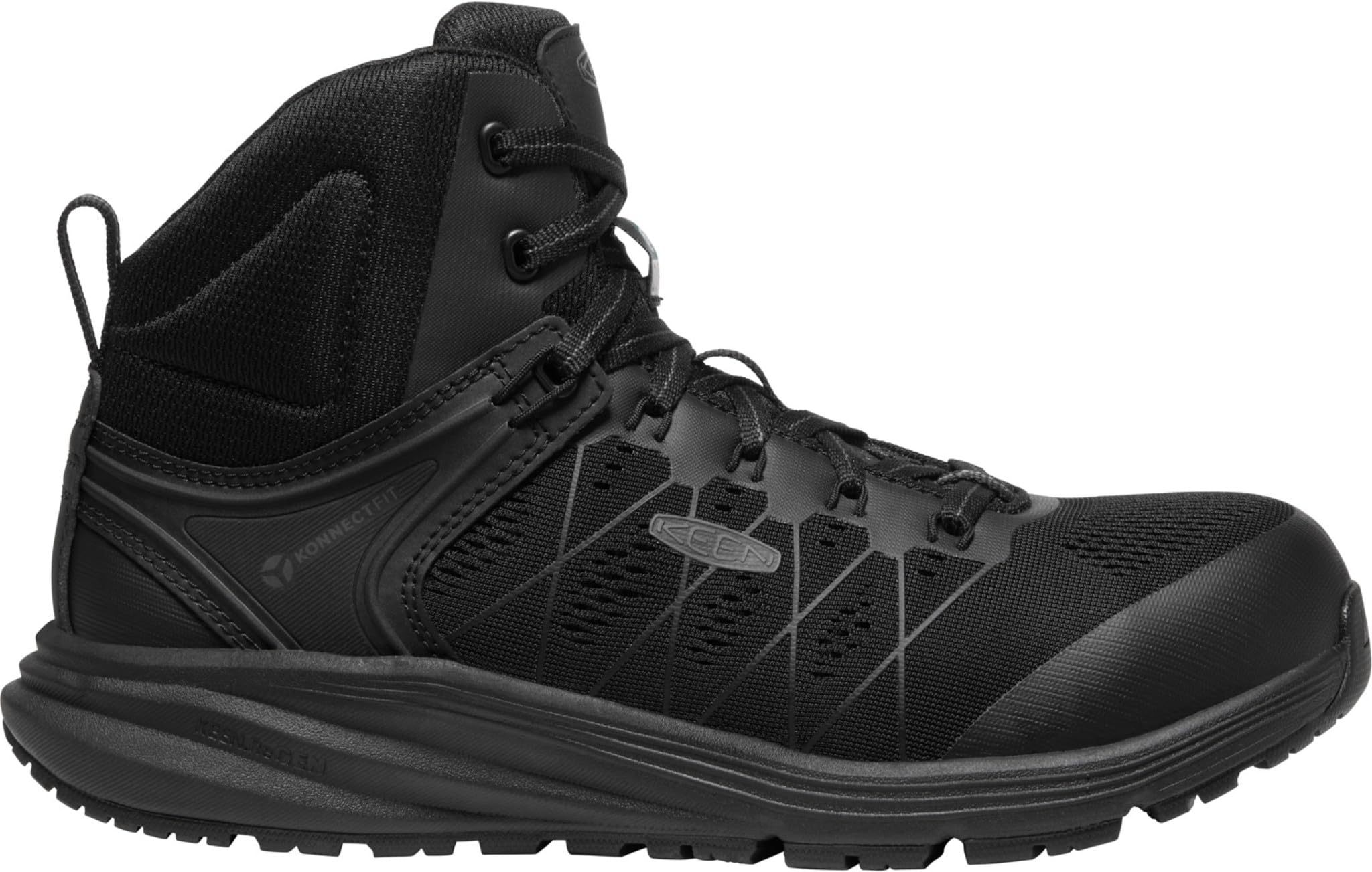 KEEN Utility Men's CSA Vista Energy Mid Height Composite Toe Work Boot - Durable Safety Shoes for Construction, Warehouse & Industrial Work