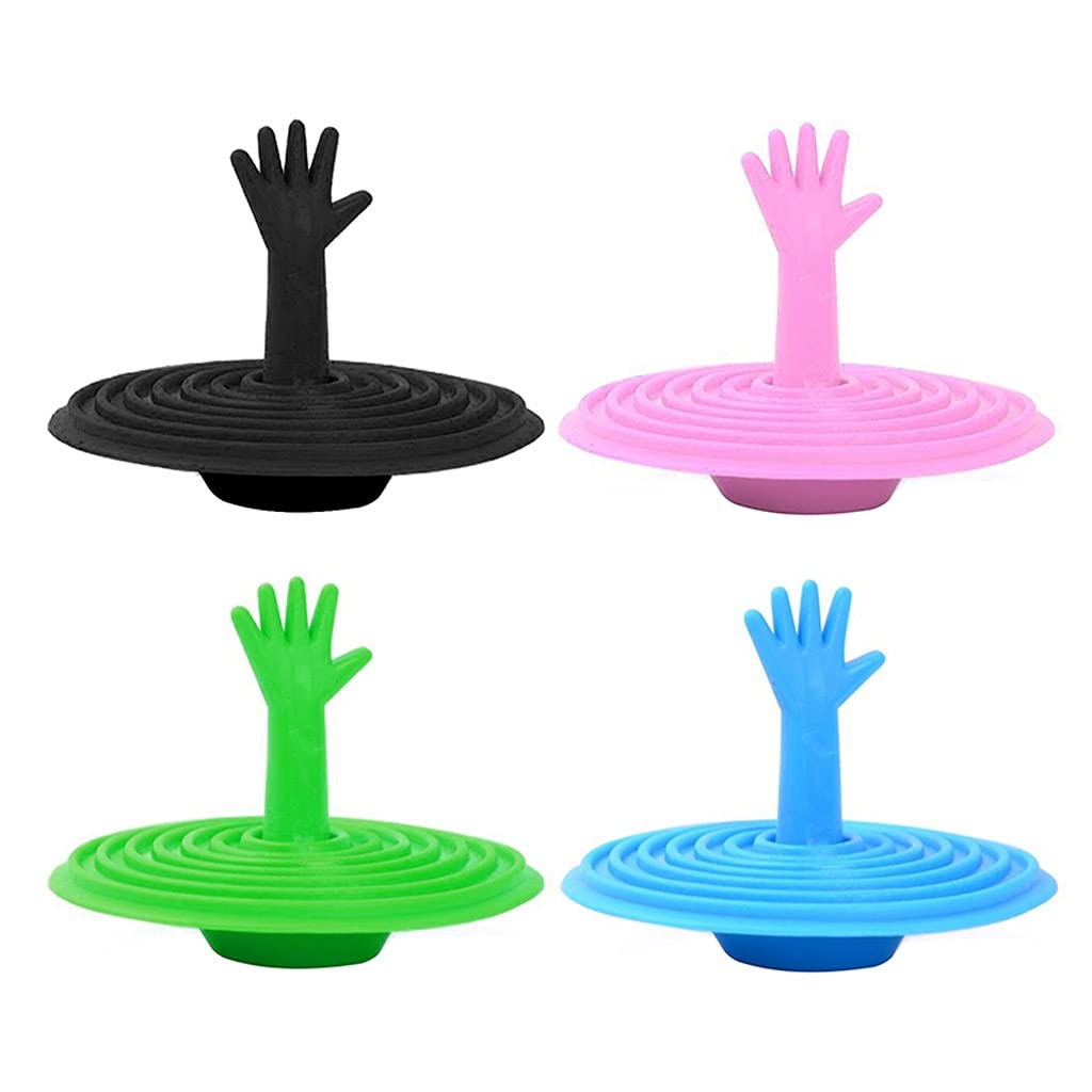 Stainless Steel Sink Drain Protector - Hair Catcher for Kitchen, Bathroom, Shower & Bathtub - Anti-Clog Mesh Cover with Strong Grip - Perfect for Homes with Pets & Long Hair (2 Pack)