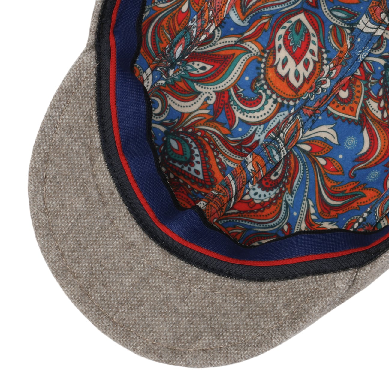 Lierys Gold Monterello Cashmere Flat Cap for Men - Soft & Warm Winter Hat for Outdoor Activities, Travel & Casual Wear