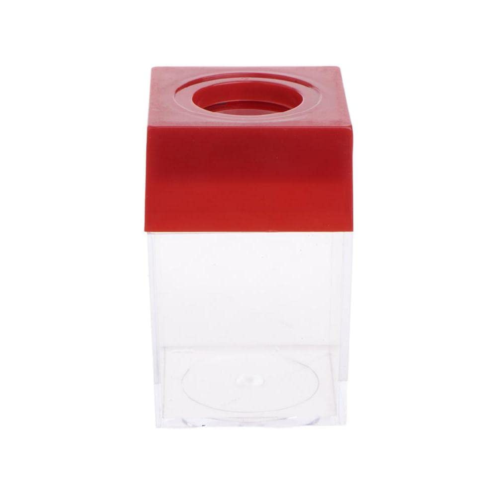 1Pc Magnetic Clip Dispenser Paper Holder - Square Box Case with Assorted Sizes & Colors (Gold, Silver, Black, Pink) - Perfect for Office, School, Home Organization & Document Filing