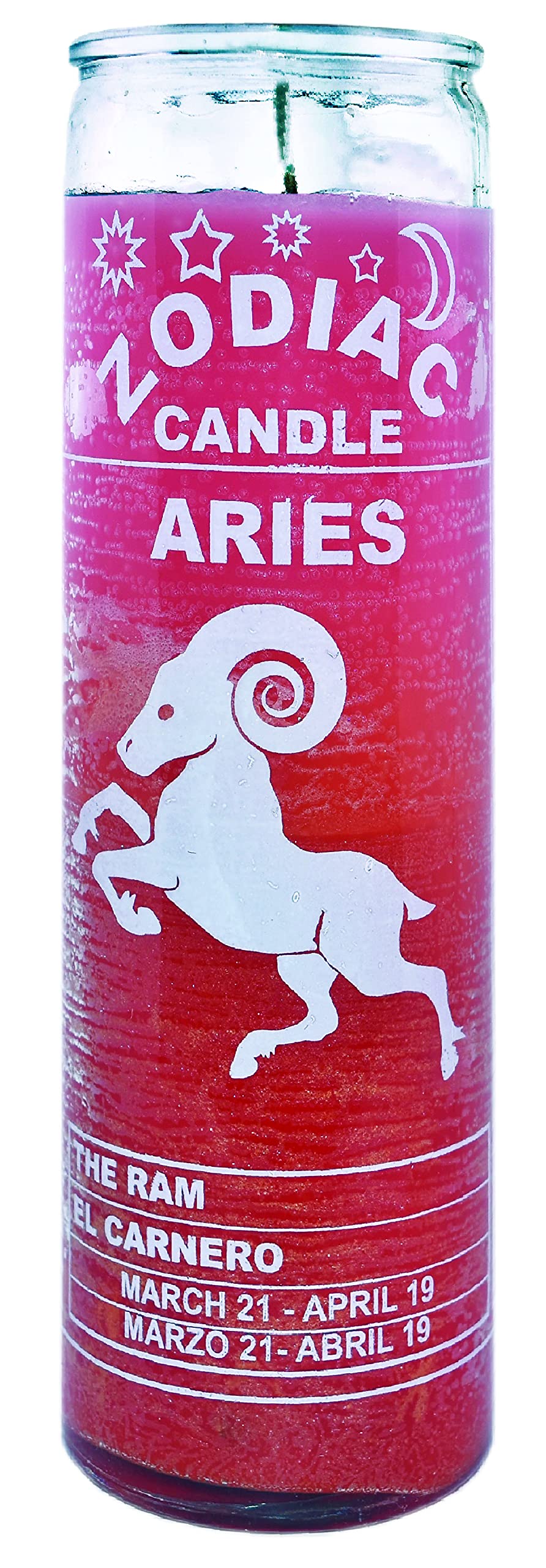 3 PCS Aries Zodiac Scented Candles - Pink & Gold (ROSA/ORO) - 120 Hours Burn Time - Perfect for Home Decor, Birthday Gifts & Relaxation Therapy