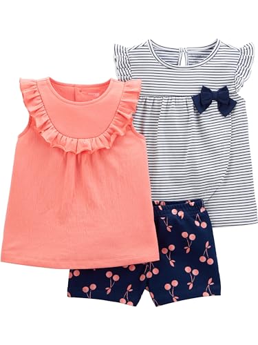 Navy Stripe/Cherry/Peach