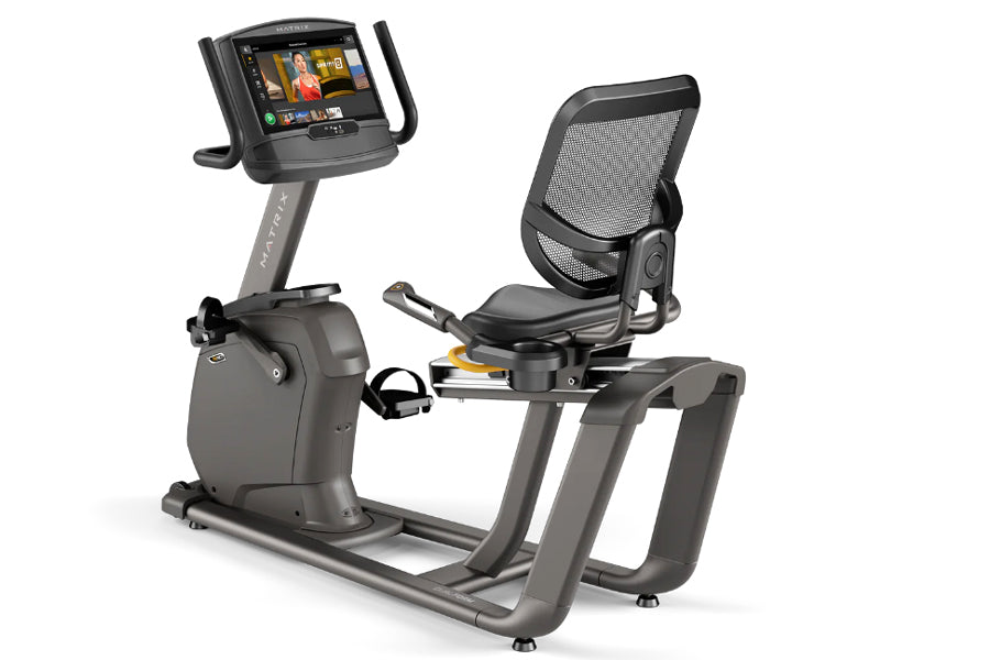 Matrix R30 Recumbent Exercise Bike for Home Gym - Comfortable Low-Impact Workout Machine with LCD Display | Perfect for Seniors, Physical Therapy & Indoor Cardio Training