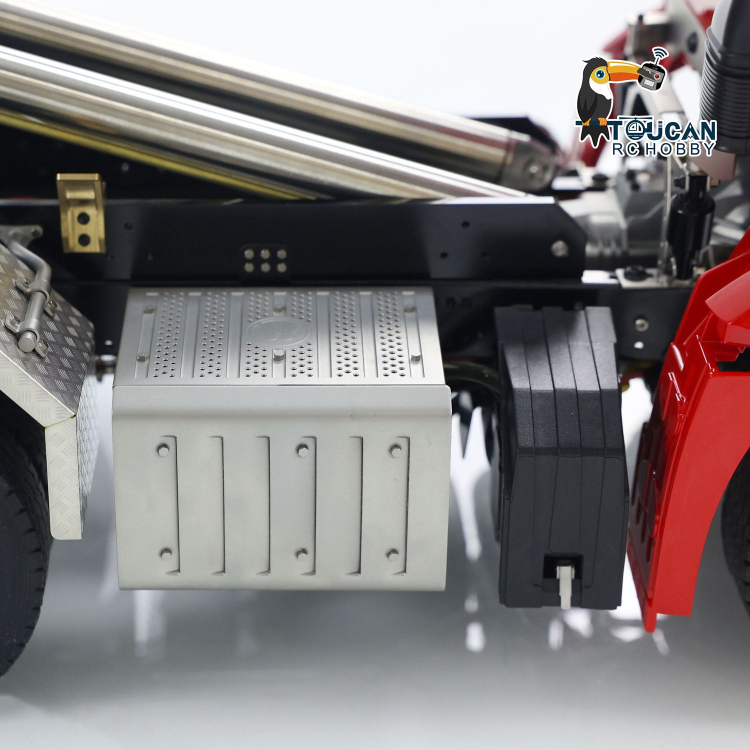 1/14 Scale 8x8 RC Hydraulic Dump Truck - Remote Control Construction Vehicle with Roll On/Off Function, Full Dumping System, PNP Version, Light & Sound Effects - Perfect for Construction Simulation, RC Hobbyists, and Kids Outdoor Play
