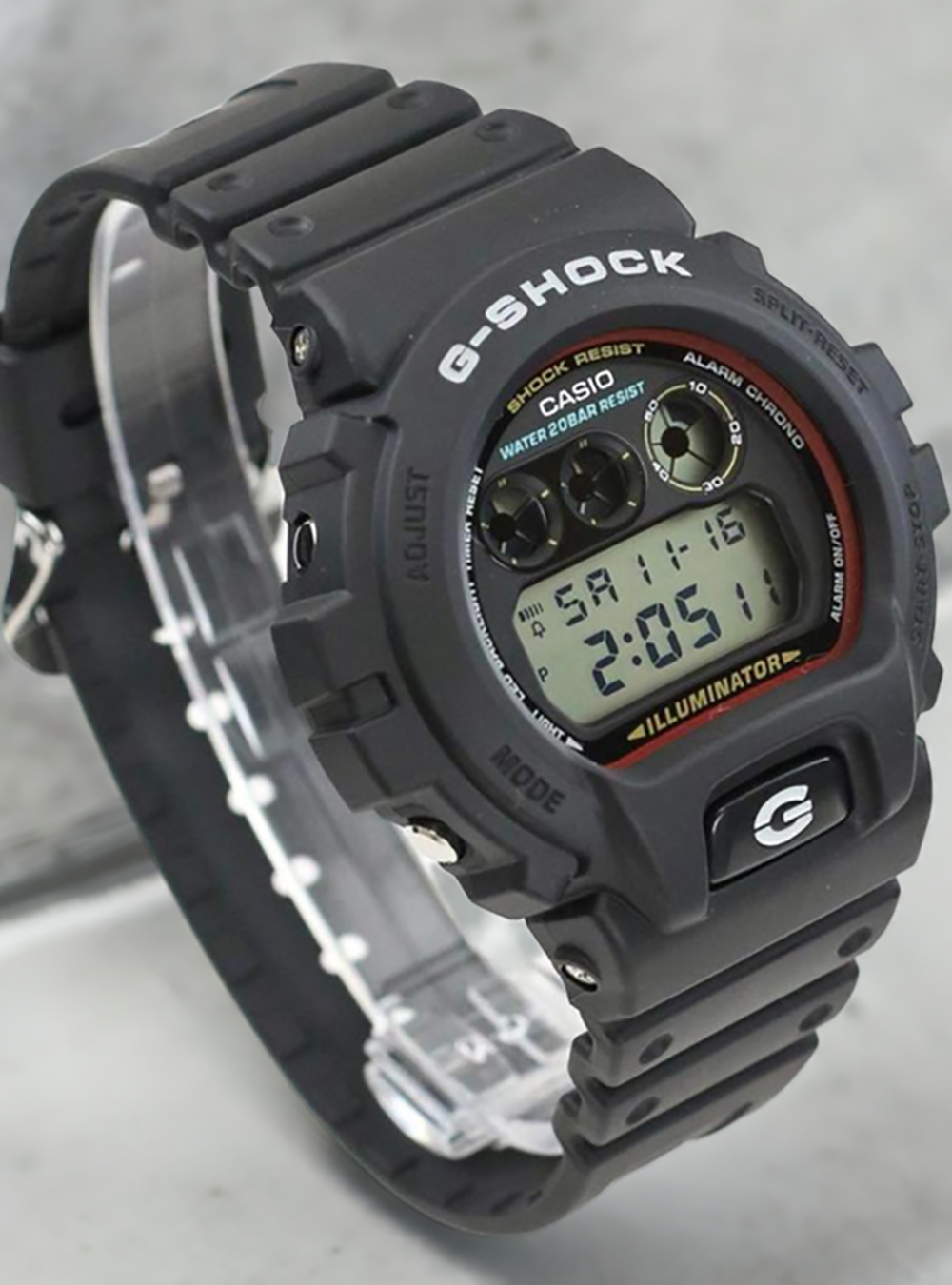 CASIO G-Shock DW-6900RL-1JF Digital Sports Watch - Shock Resistant, Waterproof, Stopwatch, Countdown Timer - Perfect for Outdoor Activities, Running, Hiking & Military Use