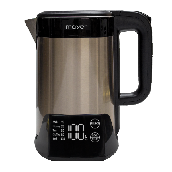 MMEK1500D 1.5L Electric Kettle - Fast Boiling, Auto Shut-Off, Stainless Steel - Perfect for Home, Office & Travel Use