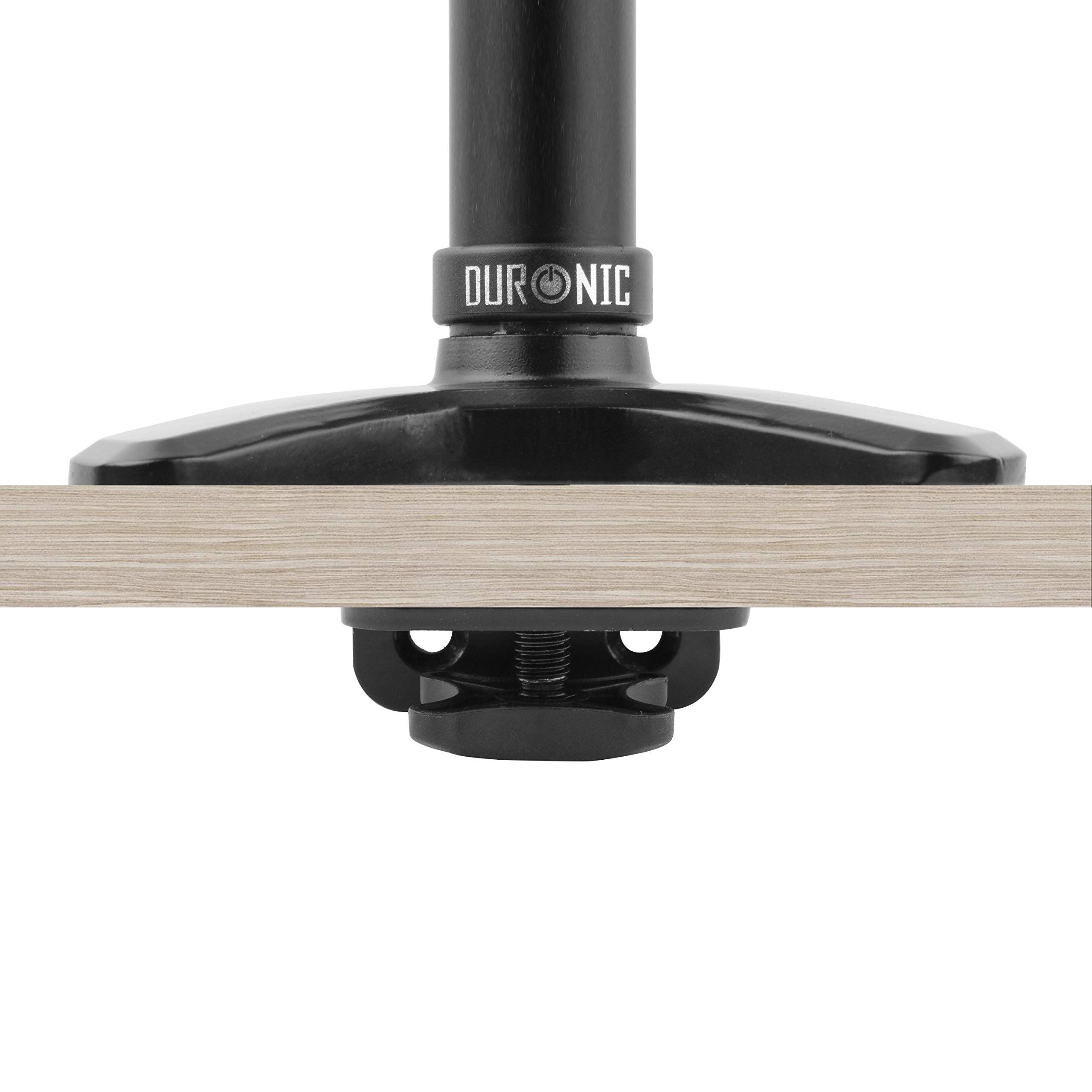 Duronic Grommet 2 (DM GR 02) - Heavy Duty Black Steel Monitor Arm Mount Adapter for Desk Hole Installation | Compatible with Duronic DM55 & DM65 Monitor Mounts | Perfect for Home Office, Gaming Setup & Workspace Ergonomics