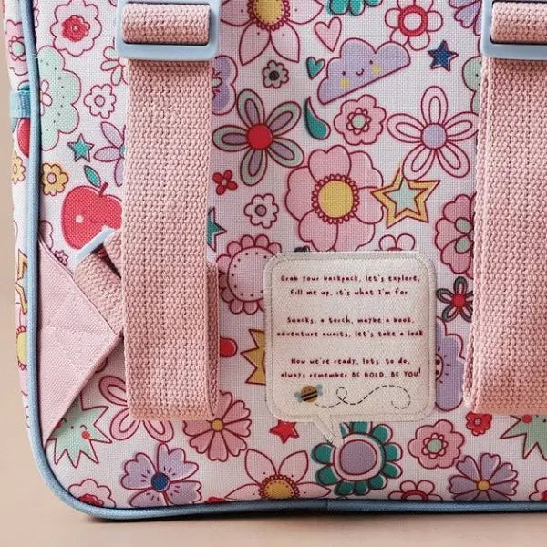 Vintage Floral Backpack for Women - Stylish Retro Print School Bag, Travel Daypack - Perfect for College, Hiking & Everyday Use