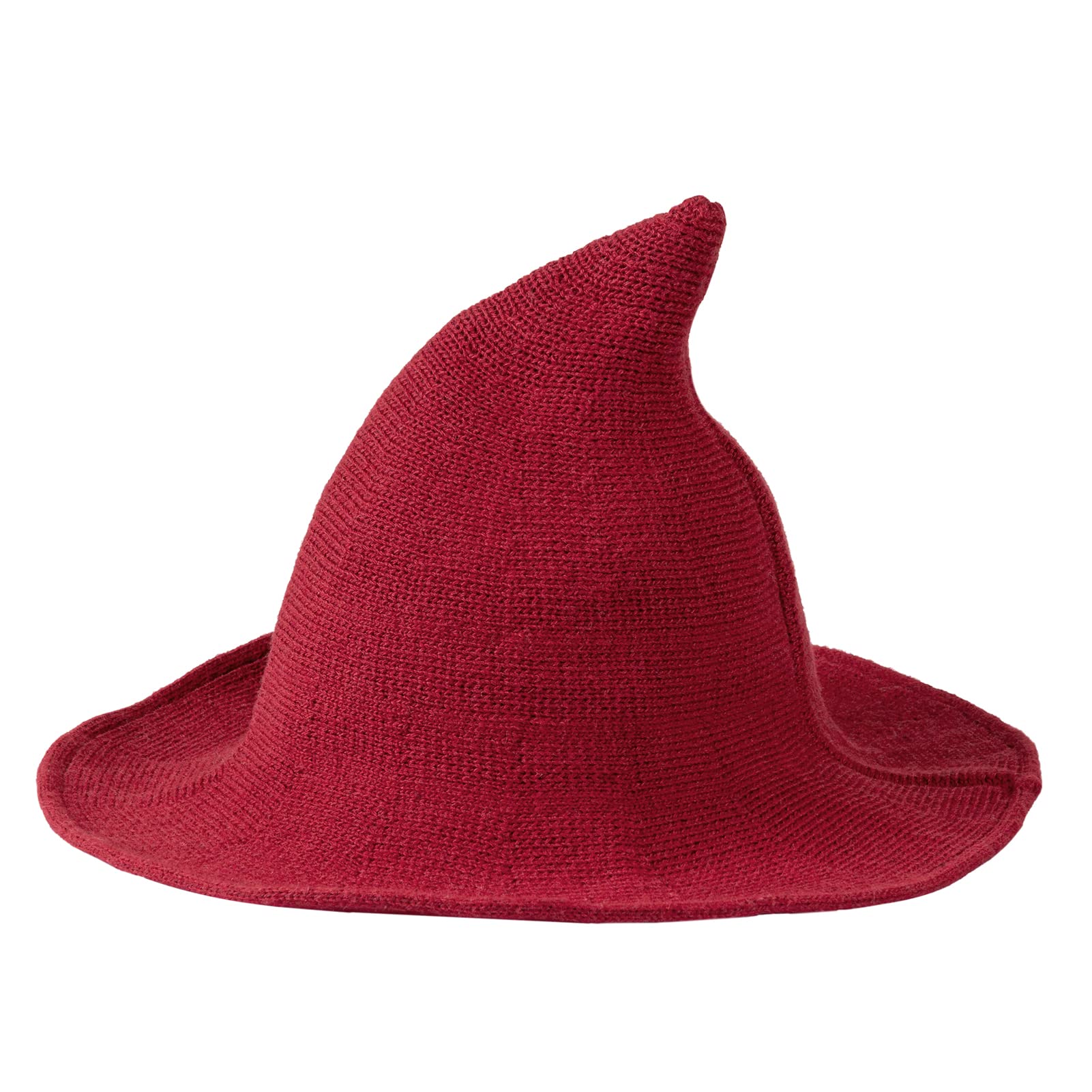 Witch Hat for Women - Wool Knitted Halloween Party Hat for Cosplay, Masquerade & Daily Wear | Perfect for Halloween Costumes, Witch Themed Parties & Cold Weather Fashion Accessories