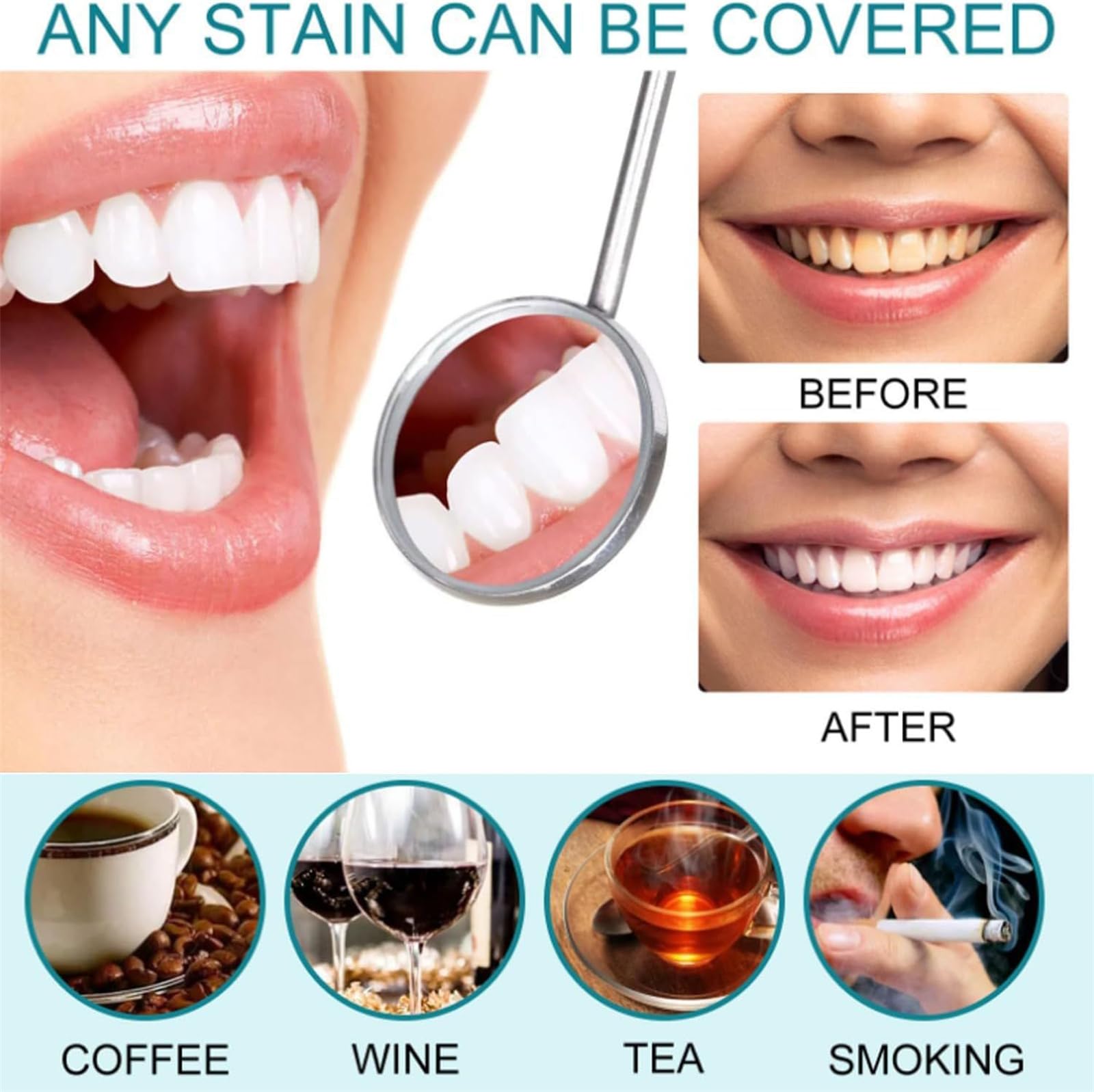 Celsky Teeth Whitening Paint - Instant White Smile Enhancer, Portable Tooth Polish for On-the-Go Use (1Pcs) | Perfect for Travel, Parties & Daily Confidence Boost