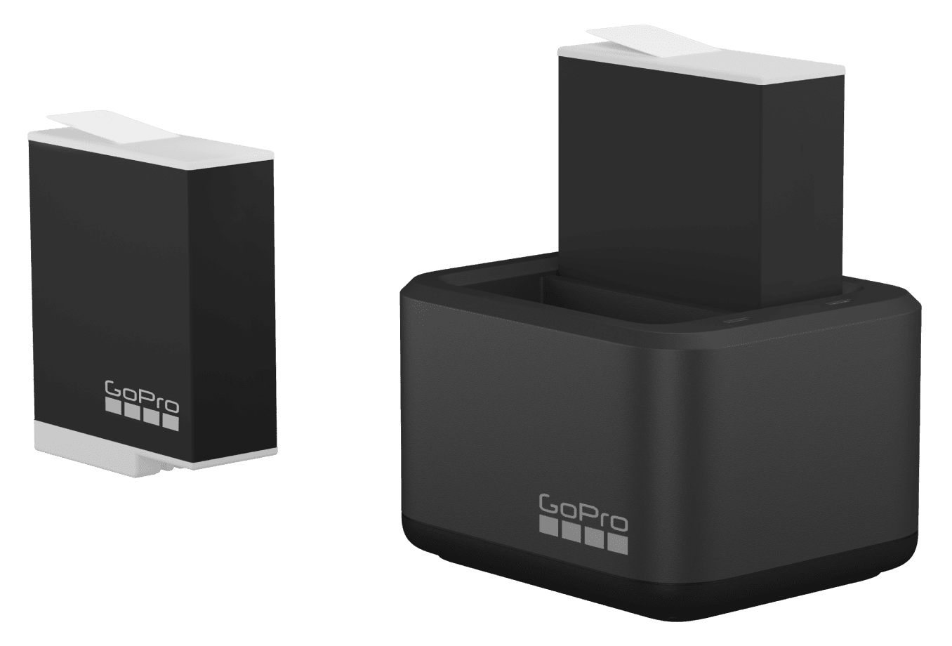 GoPro Dual Battery Charger with 2 Enduro Batteries for HERO9/10/11 Black - Fast Charging for Action Cameras - Perfect for Travel, Vlogging & Outdoor Adventures