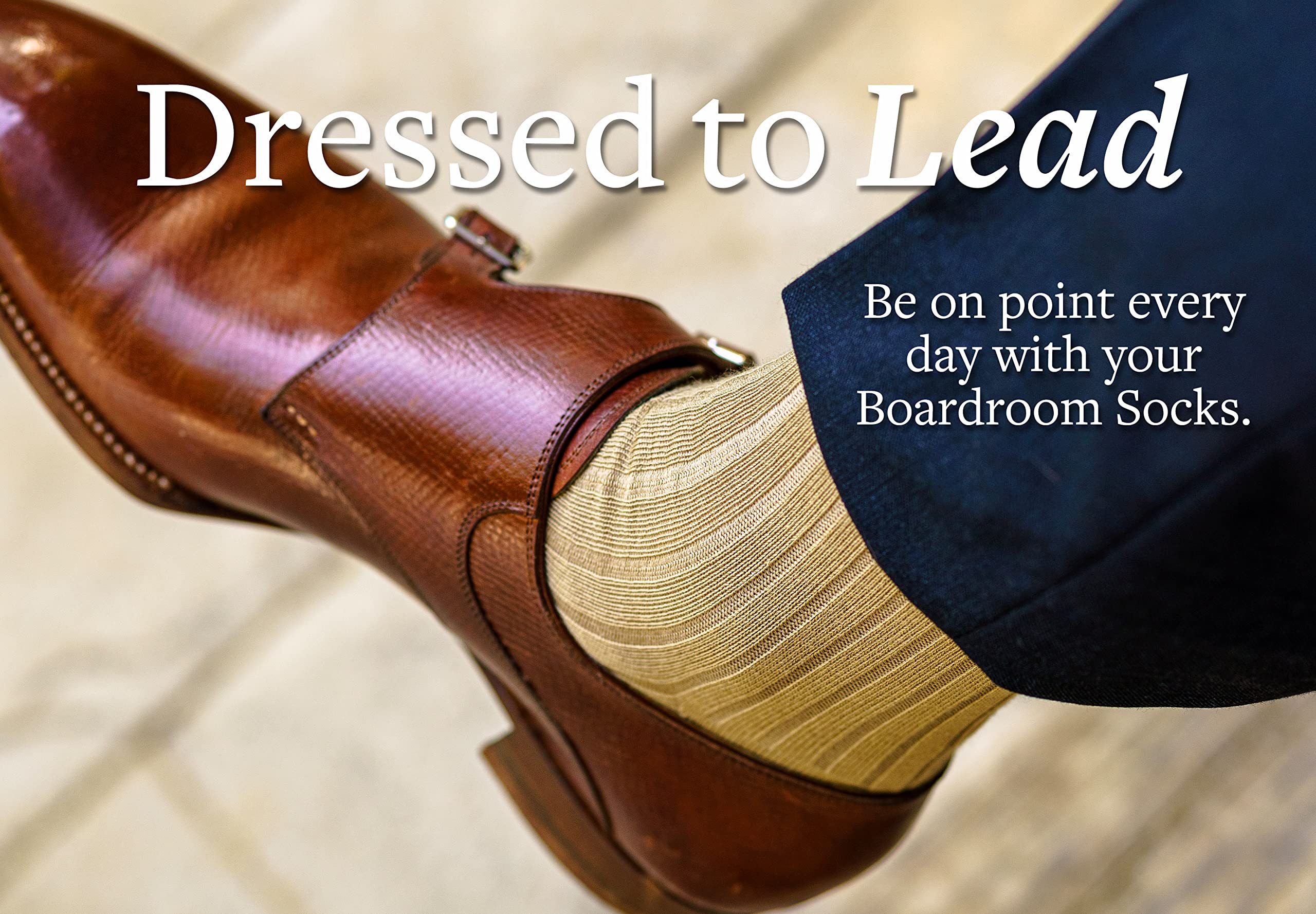 Premium Cotton Dress Socks for Men - Knee High Over The Calf Formal Socks | Breathable & Comfortable Business & Office Wear | Boardroom Socks Brand | Perfect for Work, Weddings & Professional Occasions