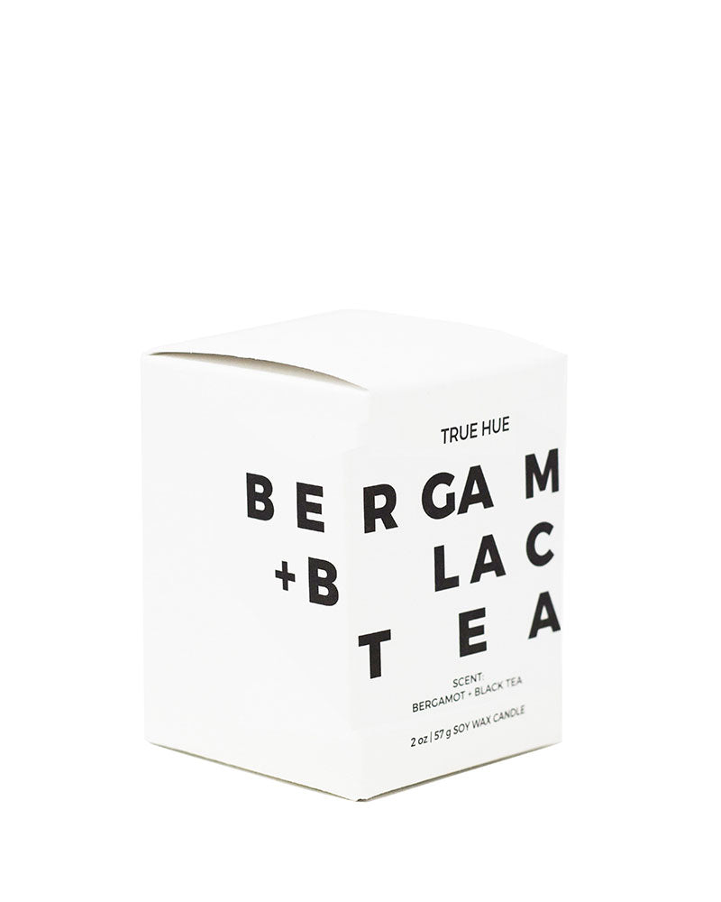 Bergamot Black Tea Mini Soy Candle 2oz - Aromatherapy Scented Candle for Relaxation, Meditation & Home Decor - Perfect for Bedroom, Bathroom & Office Use