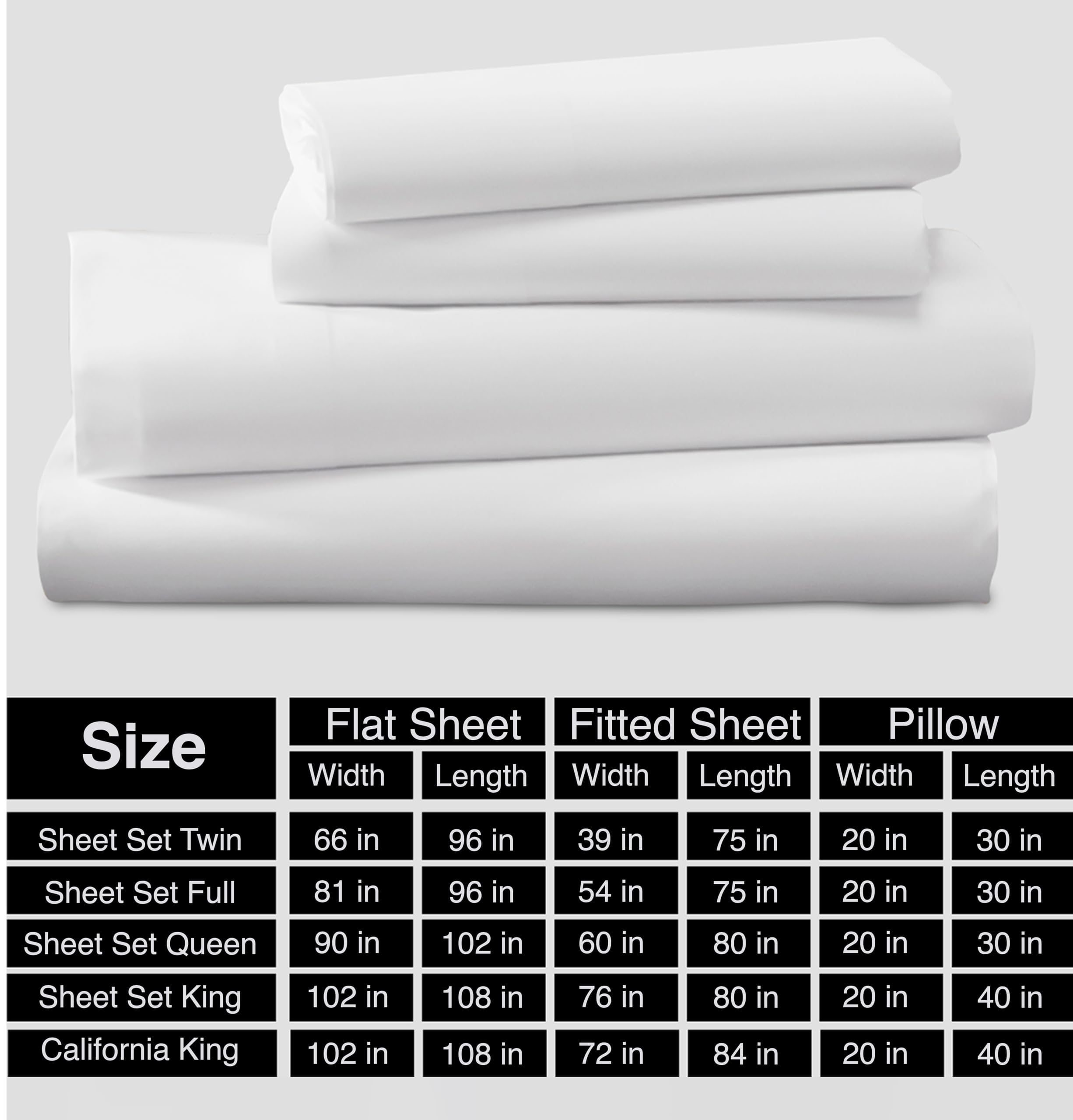 Luxury 800 Thread Count 100% Egyptian Cotton King Size Sheet Set - Extra Long-Staple, Sateen Weave, Deep Pocket Fits Mattress Up to 16