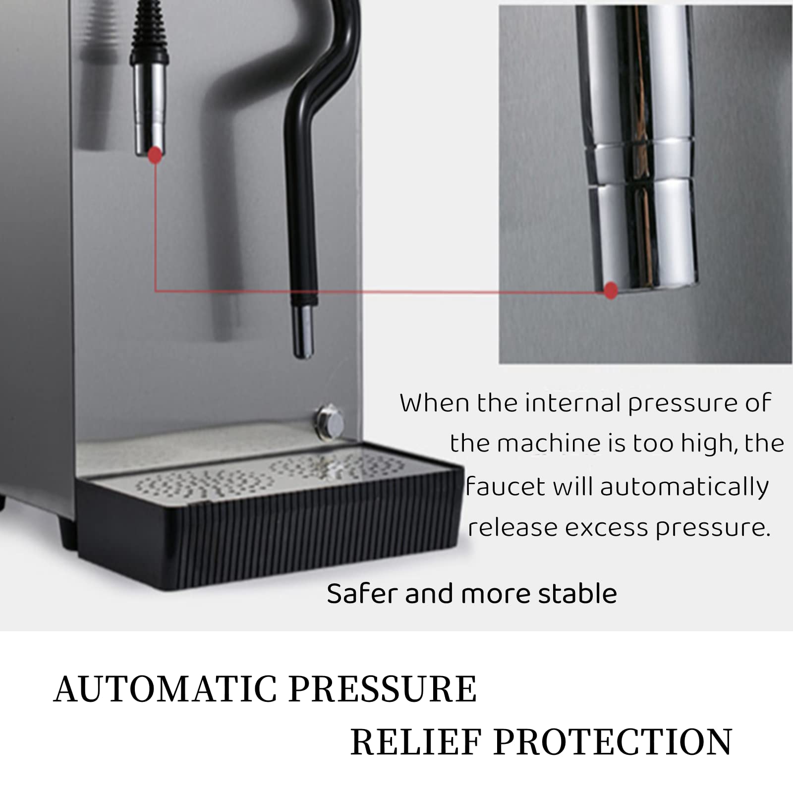 8L/270 oz Commercial Milk Frother and Steamer - Automatic Coffee Frothing Machine with LCD Display for Latte, Cappuccino, Hot Chocolate - Perfect for Coffee Shops, Cafes & Dessert Making