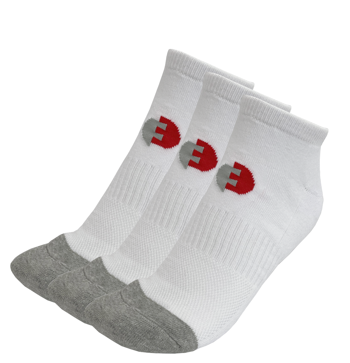 Ultimate Ankle Socks 3 Pack - Breathable Cushioned Athletic Socks for Running, Workout & Everyday Comfort (Black/White/Gray) | Perfect for Gym, Sports & Casual Wear