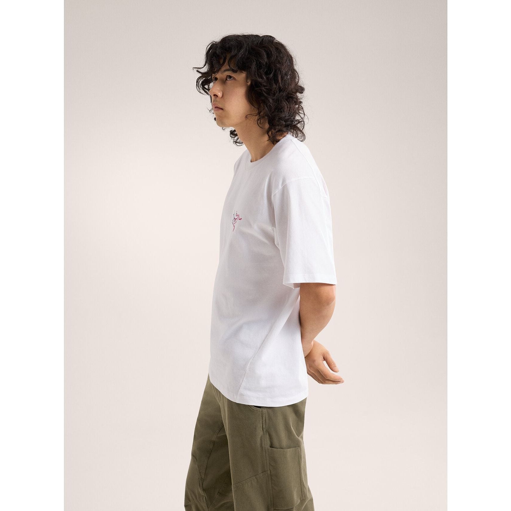 Arc'teryx Men's Kragg Short Sleeve Cotton Logo T-Shirt - Casual & Outdoor Wear for Hiking, Travel & Everyday Comfort