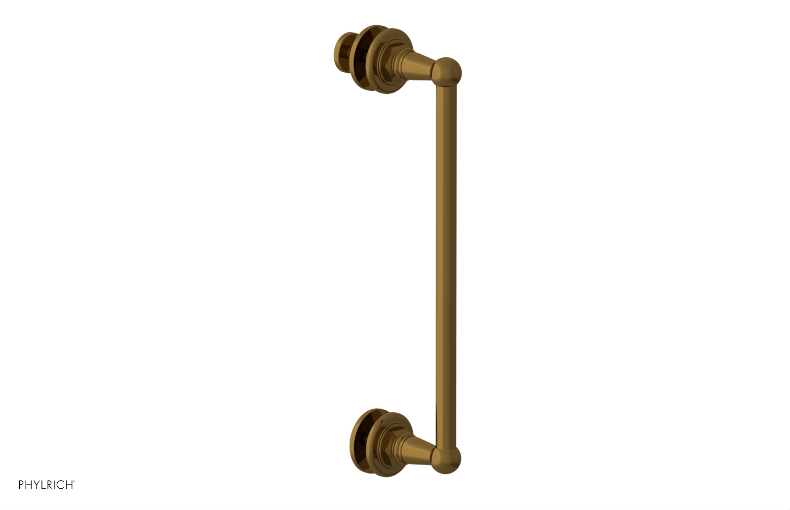 Jamestown 12 Single Sided Shower Pull 165 92 12 - Premium Bathroom Hardware for Easy Shower Door Operation