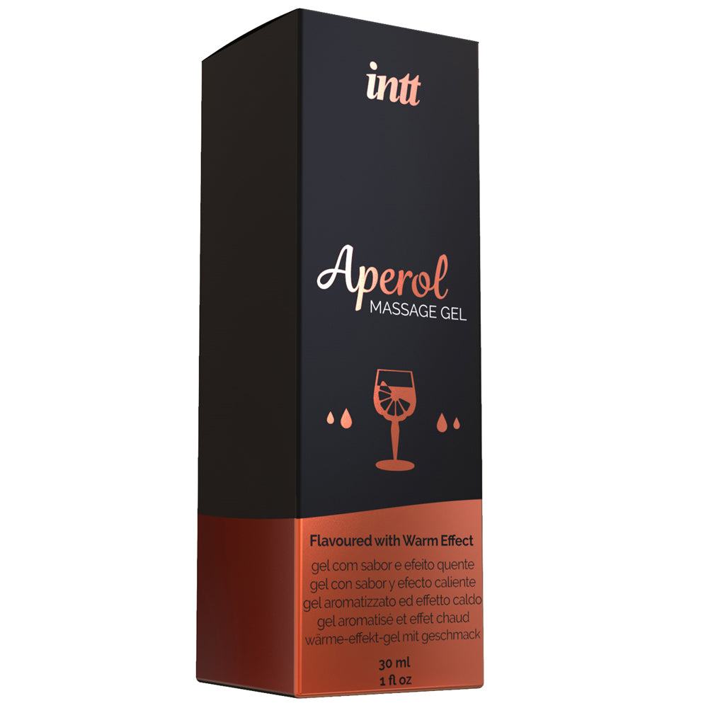 Aperol Flavored Warming Massage Gel - Relaxing Muscle Relief for Spa, Sports Recovery & Couples Massage