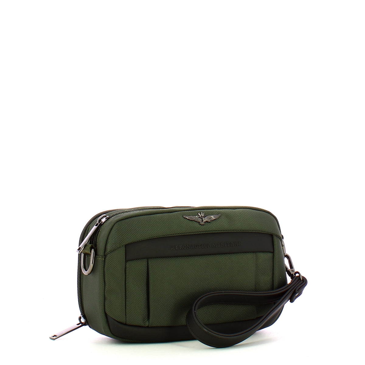 Aeronautica Militare Lightning Crossbody Bag AM502 - Green Military Shoulder Bag for Men & Women | Perfect for Travel, Hiking & Everyday Use