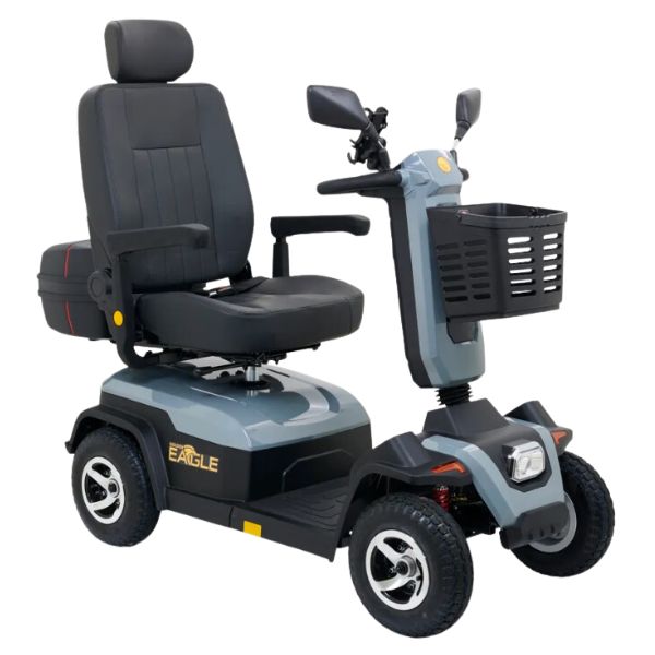 Golden Technologies Eagle 4 Wheel Mobility Scooter - Lightweight Electric Scooter for Adults & Seniors - Indoor/Outdoor Use for Shopping, Travel & Daily Mobility