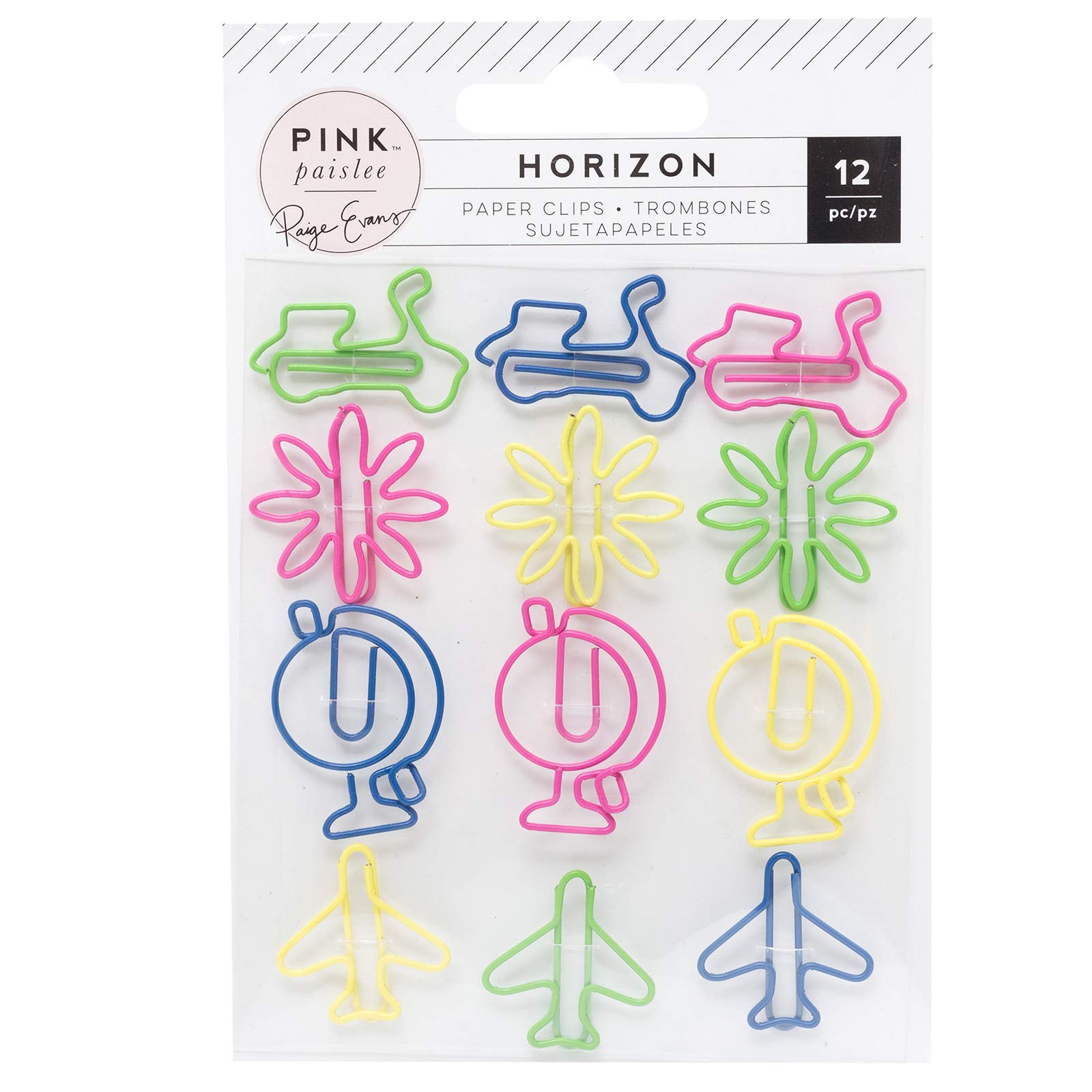 Pink Paisley Decorative Paper Clips - Colorful Multipack for Office, School, Scrapbooking & Crafting Supplies