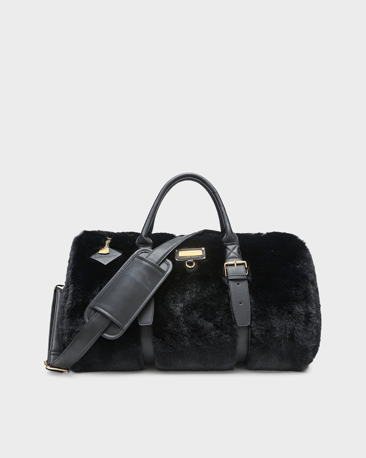 Soft Fuzzy Weekender Duffle Bag for Women & Men - Travel Overnight Gym Tote with Pockets - Perfect for Weekend Getaways, Gym, Work & Travel