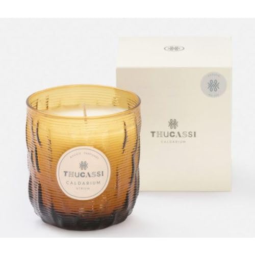 Thucassi Caldarium Scented Candle - Atrium Fragrance, 28oz Large Jar Candle for Home, Spa & Relaxation - Aromatherapy Gift for Women & Men