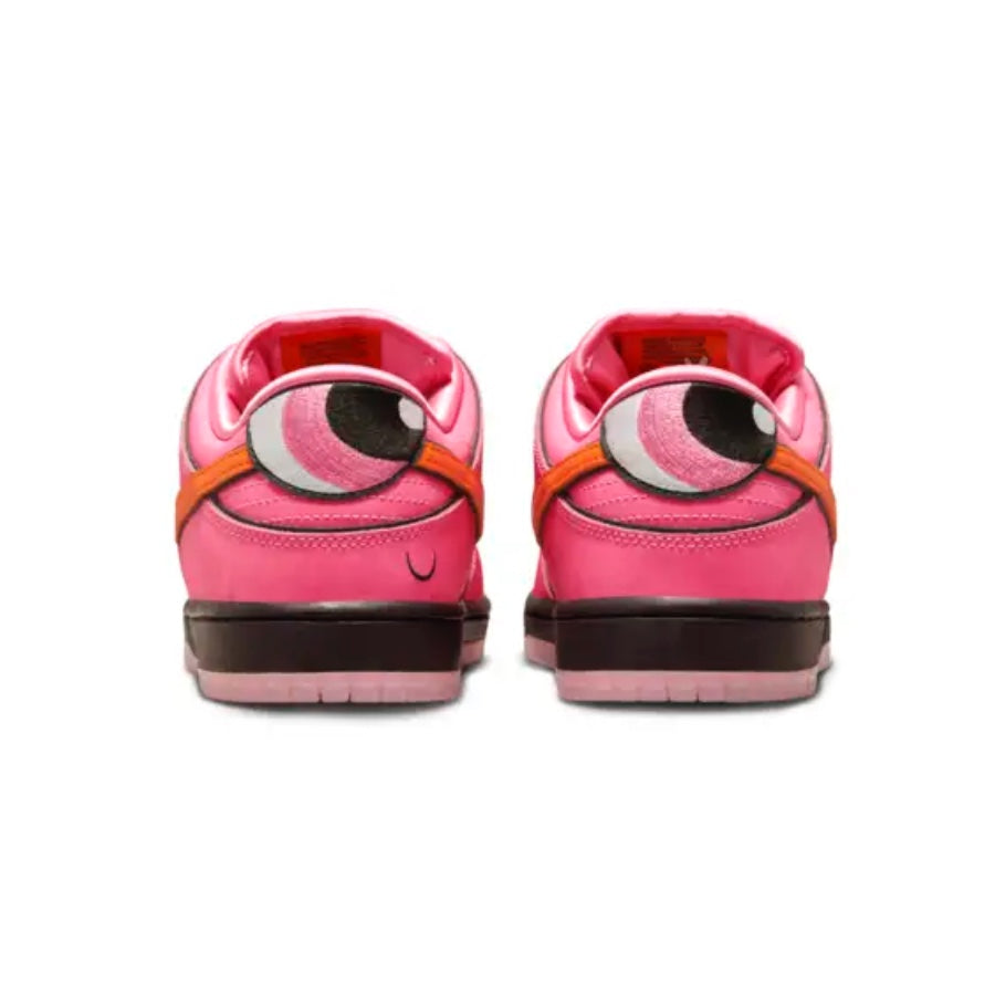 Nike SB Dunk Low TD The Powerpuff Girls Blossom Lotus Pink Sneakers - Girls' Casual Skate Shoes for Streetwear & Fashion (Perfect for School, Skateboarding, and Daily Wear)