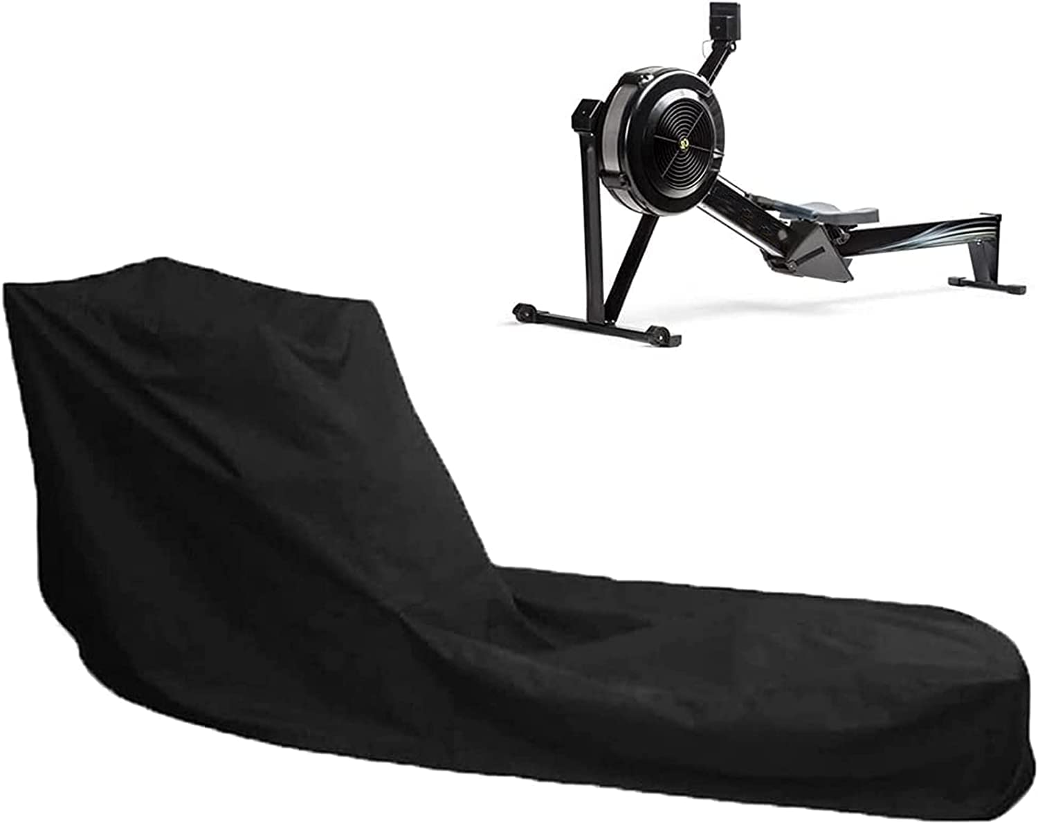 Waterproof Rowing Machine Cover 112 Inch - Durable Fitness Equipment Cover for Indoor & Outdoor Rowers, Foldable Rowing Machine Accessory - Perfect for Home Gym, Garage Storage & Outdoor Protection