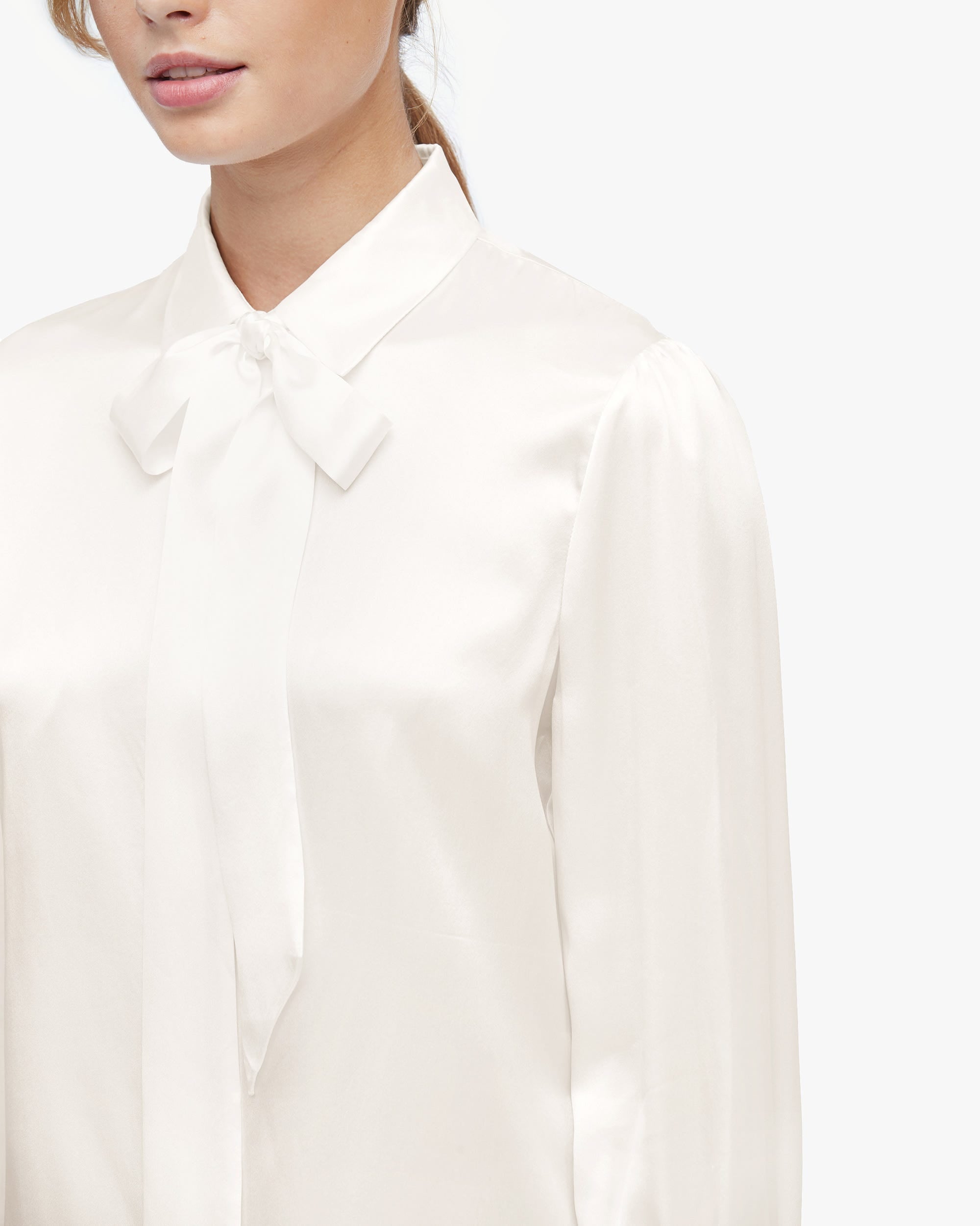 MIM 2 in 1 Silk Shirt for Women - Elegant Blouse & Camisole Set - Soft & Breathable Silk Top for Office, Party & Date Night Outfits