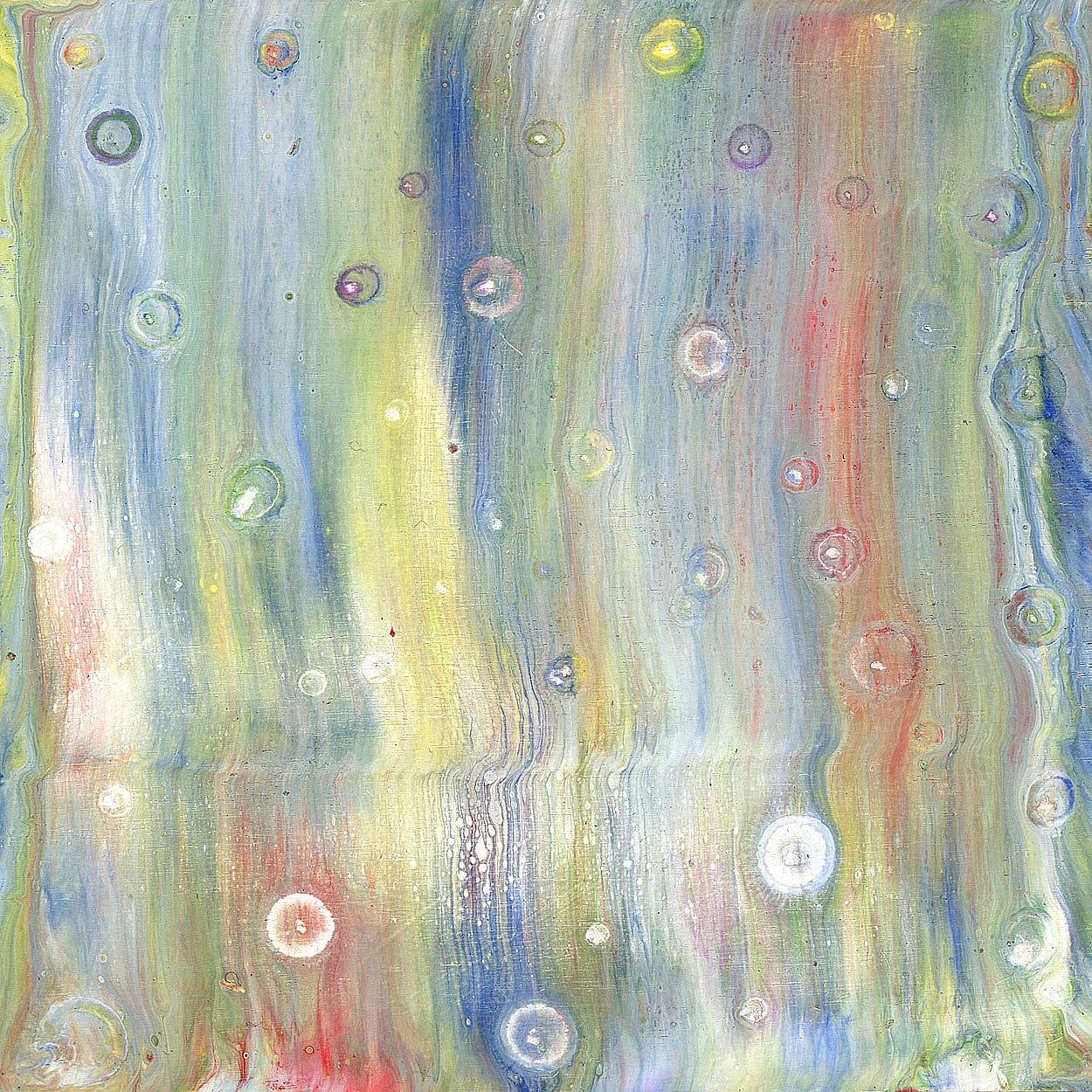 Anthony Ciambella Original 4x4 Acrylic on Panel Painting - Modern Abstract Wall Art for Home & Office Decor