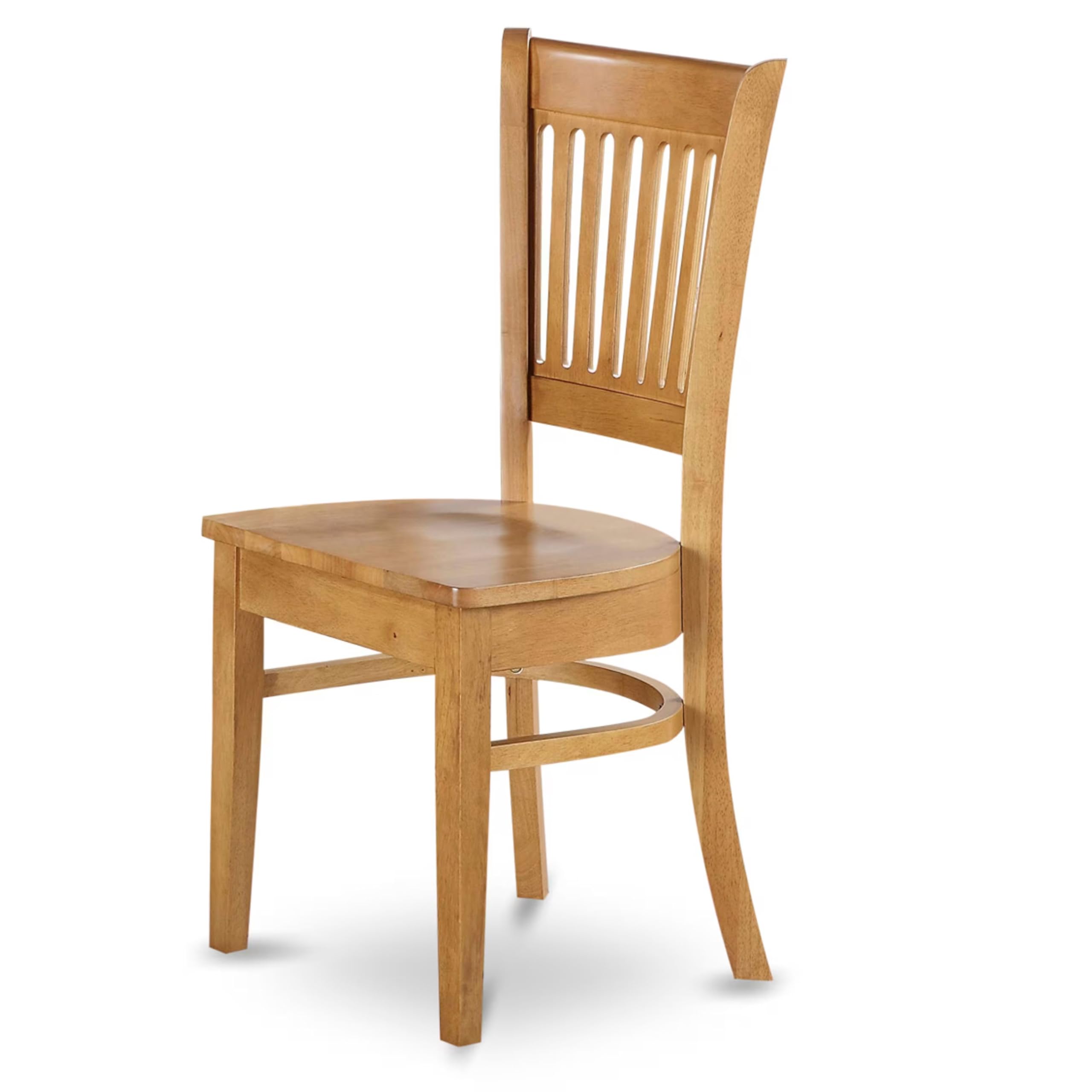 Modern 3-Piece Dining Table Set - Round Oak Wood Table with Pedestal Base & 2 Matching Chairs (30x30 Inch) - Perfect for Small Kitchen, Breakfast Nook, or Apartment Dining Area