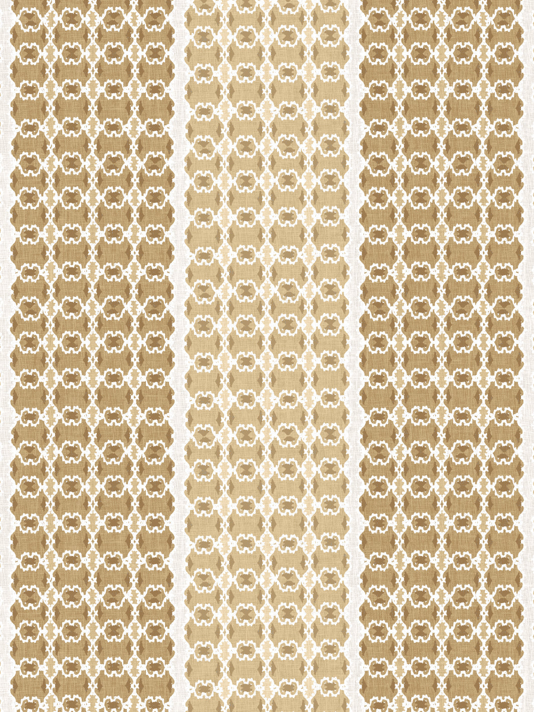 Nathan Turner 'Medallion Stripe' Gold Wallpaper - Premium Peel & Stick Wallpaper for Living Room, Bedroom & Dining Room Decor