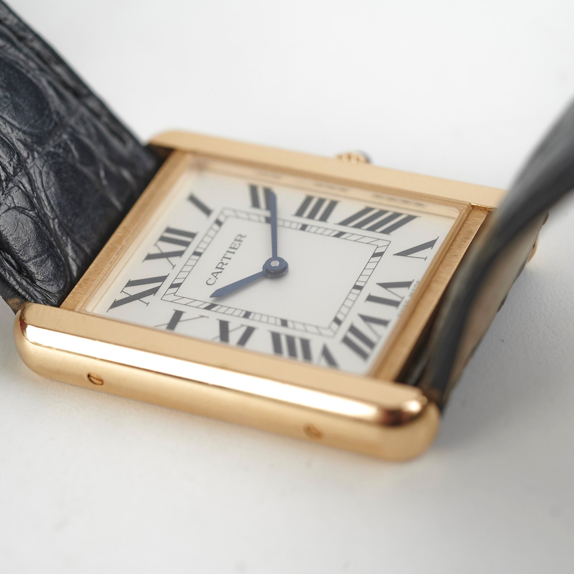 Cartier Tank Solo Large Stainless Steel Watch for Men - Luxury Dress Watch for Business, Formal & Special Occasions